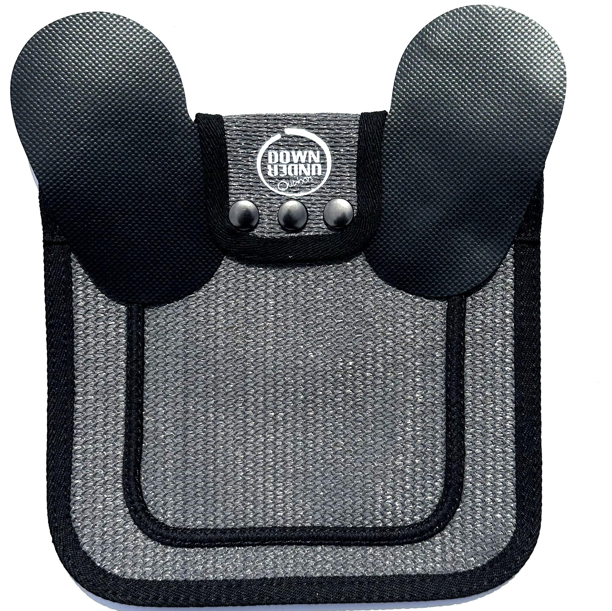 DOWN UNDER OUTDOORS saddle in grey mesh fits medium to large birds for comfortable wear