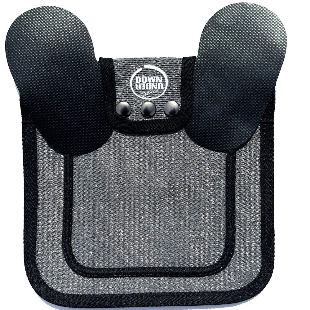 DOWN UNDER OUTDOORS saddle in grey mesh fits medium to large birds for comfortable wear