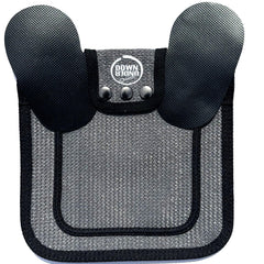 DOWN UNDER OUTDOORS saddle in grey mesh fits medium to large birds for comfortable wear