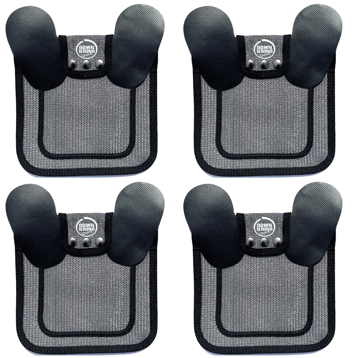DOWN UNDER OUTDOORS poultry saver saddle with grey mesh and adjustable strap for secure protection