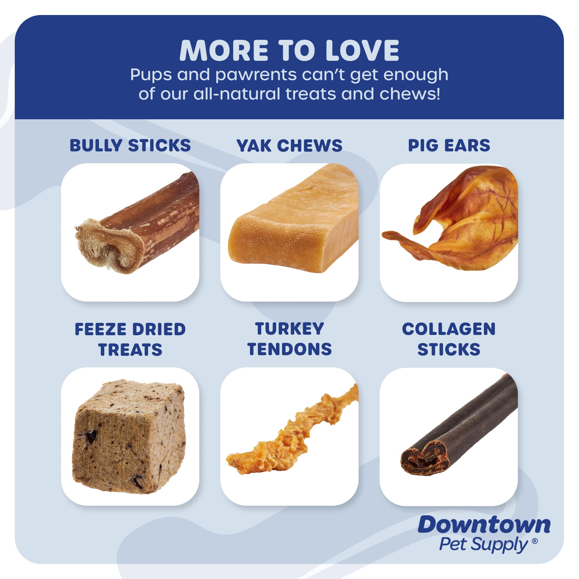 Downtown Pet Supply low-odor bully stick, reduced indoor odor while dogs chew.