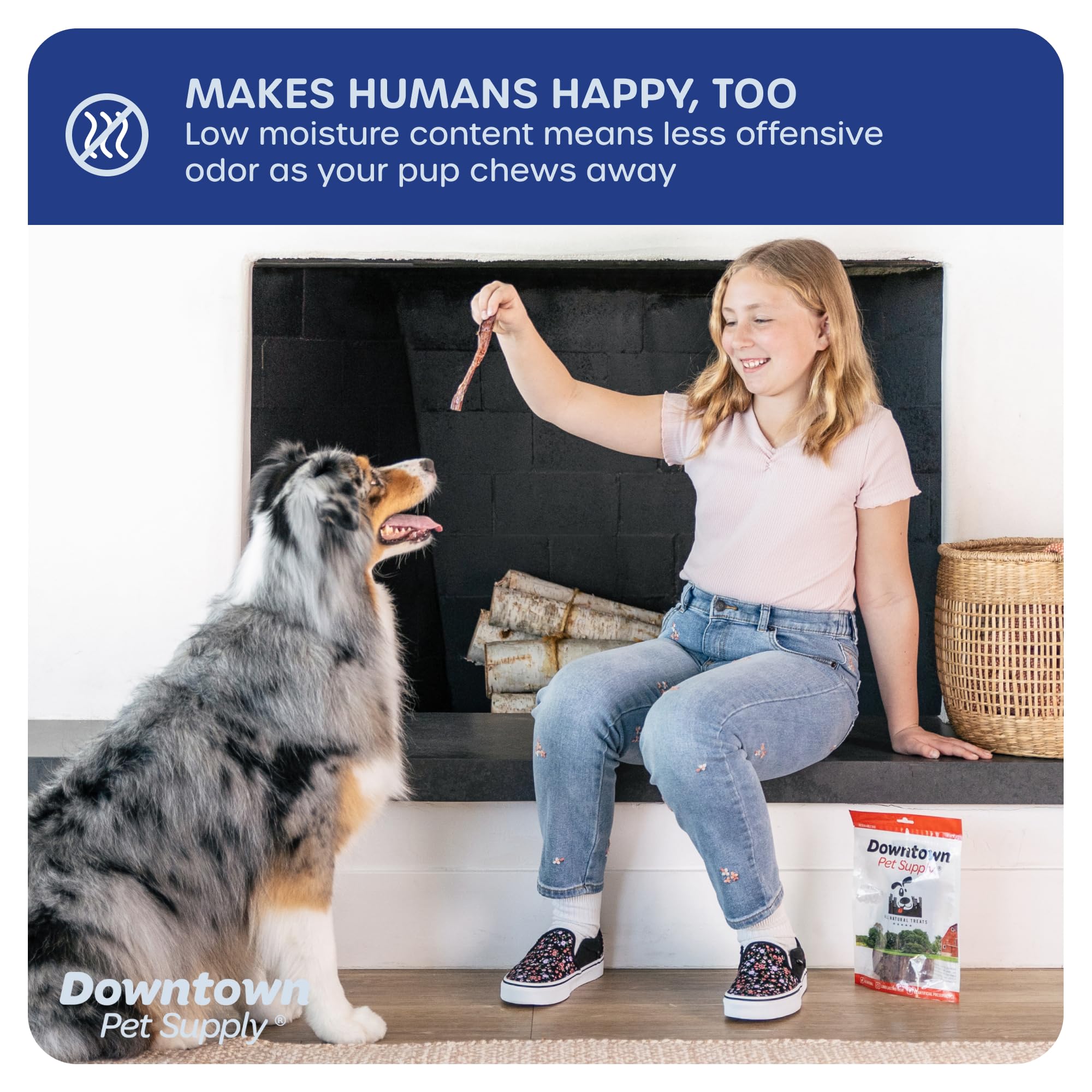 Downtown Pet Supply bully sticks support dental health and gums