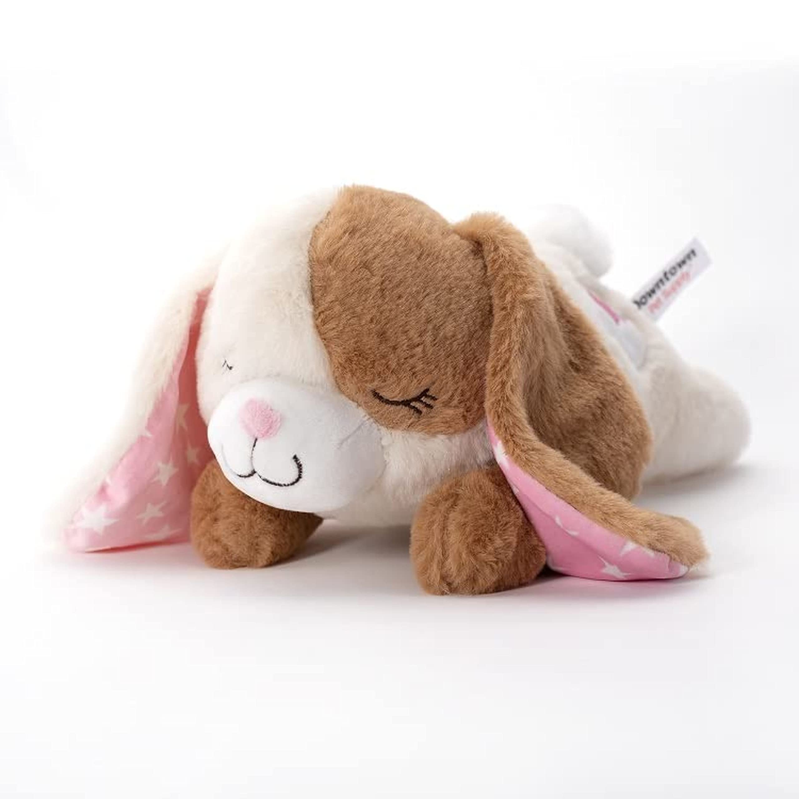 Downtown Pet Supply heartbeat puppy toy removable heartbeat feature for easy washing