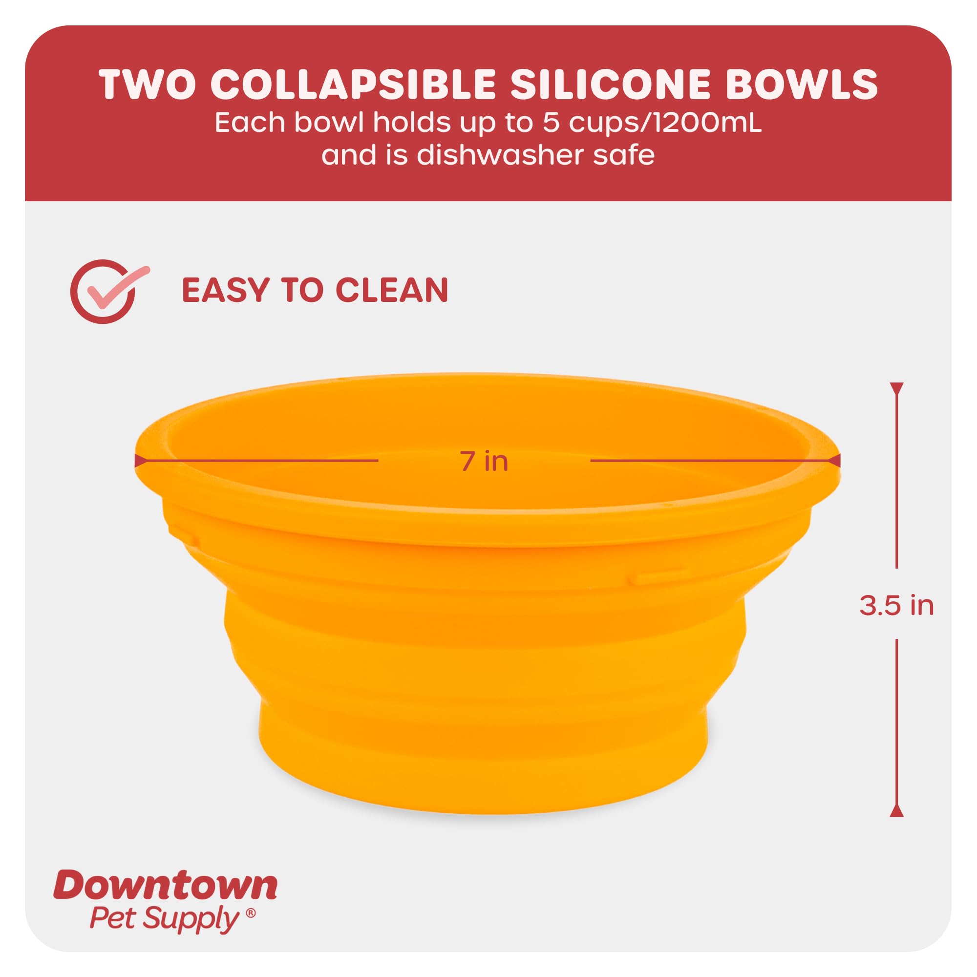 Downtown Pet Supply raised dog bowl 5 cups capacity suits medium to large dogs.