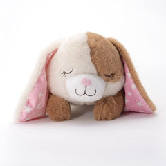 Downtown Pet Supply soft plush rabbit dog toy with multiple textures for playful comfort