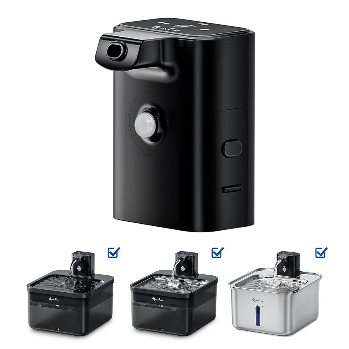 DownyPaws battery compartment ABS material for durable fountain parts