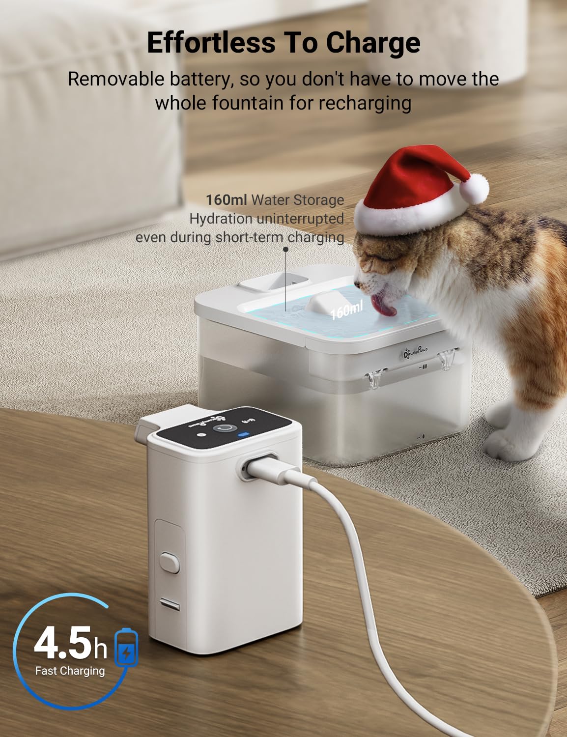 BPA-free construction simplifies safe, easy cleaning routines