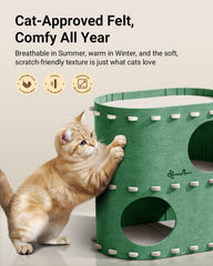DownyPaws Castle Cat House midlevel hideout for shy cats