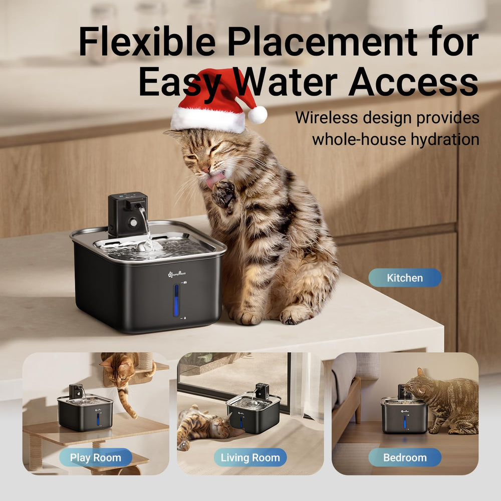 DownyPaws cordless-operation shows flexible placement in home