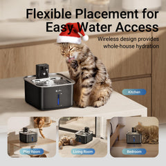 DownyPaws cordless-operation shows flexible placement in home