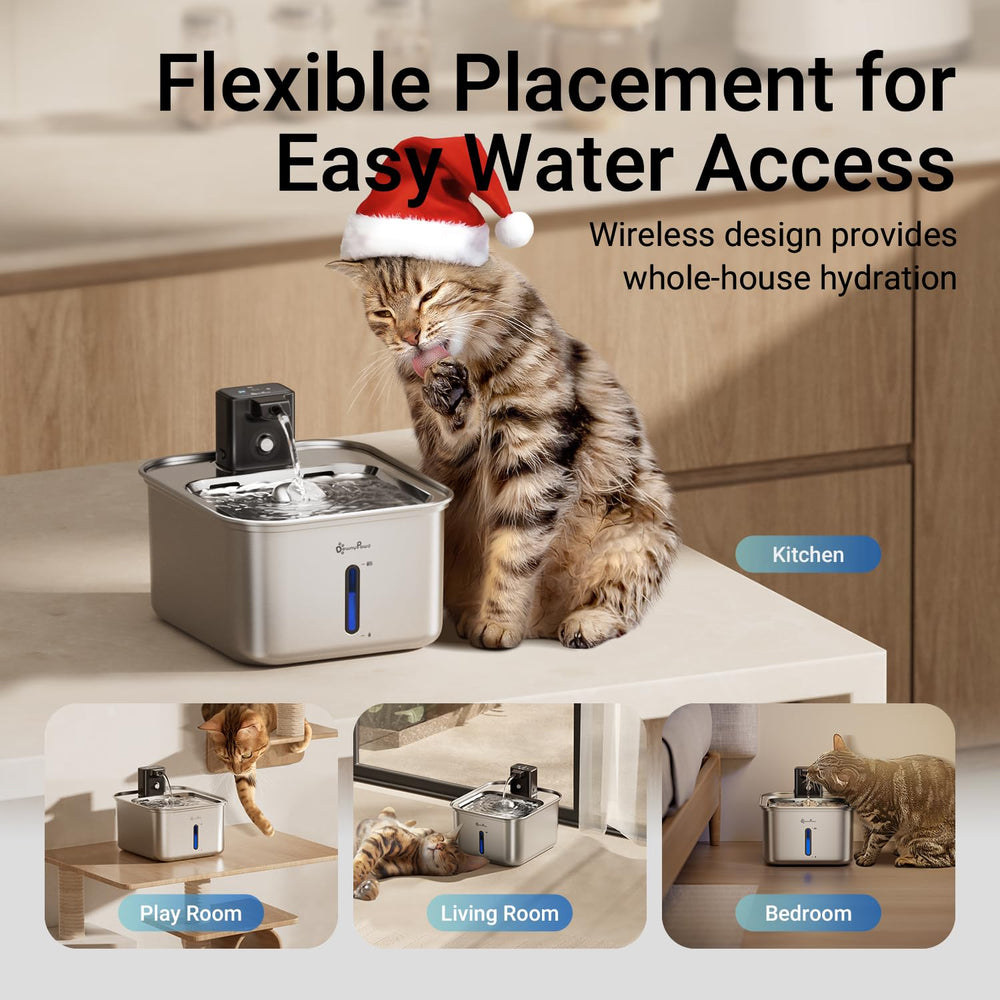 DownyPaws FurSink motion sensor activates drinking flow.