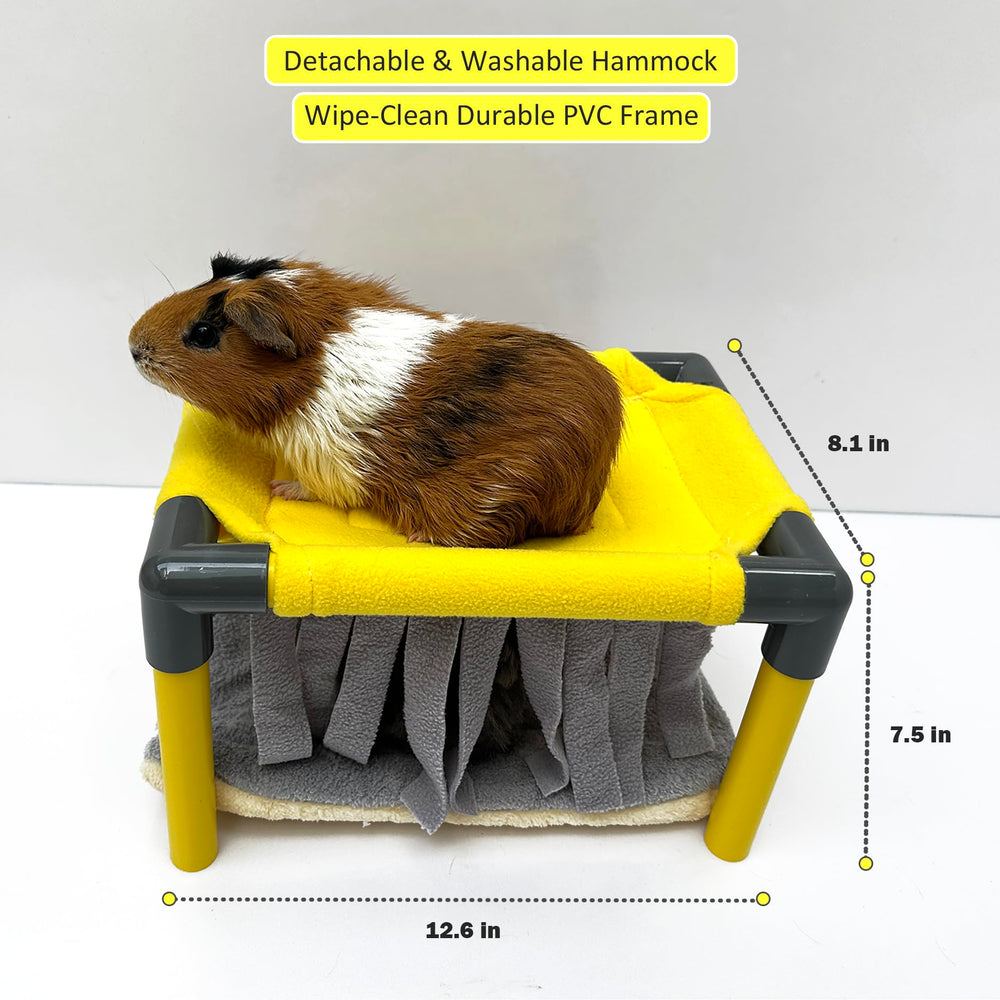 DOZZOPET guinea pigs bunk bed dimensions show small and large options