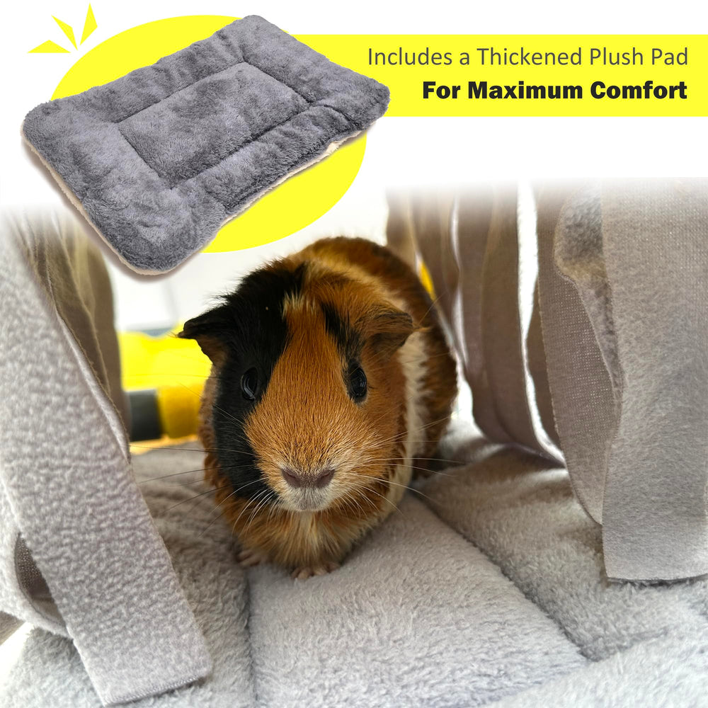 DOZZOPET guinea pigs bunk bed easy-clean detachable design for quick maintenance