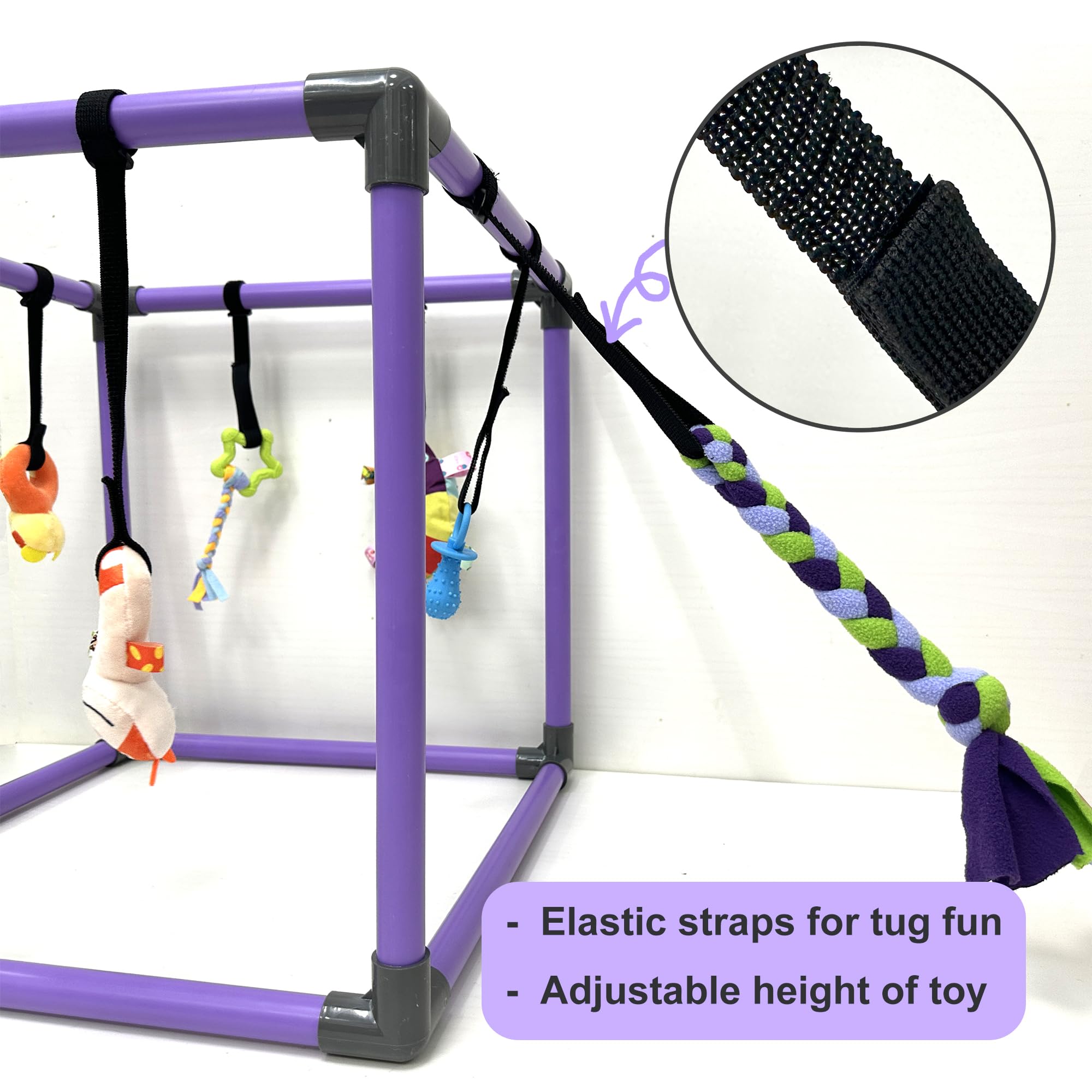 DOZZOPET toy variety demonstrates eight options for sensory enrichment.