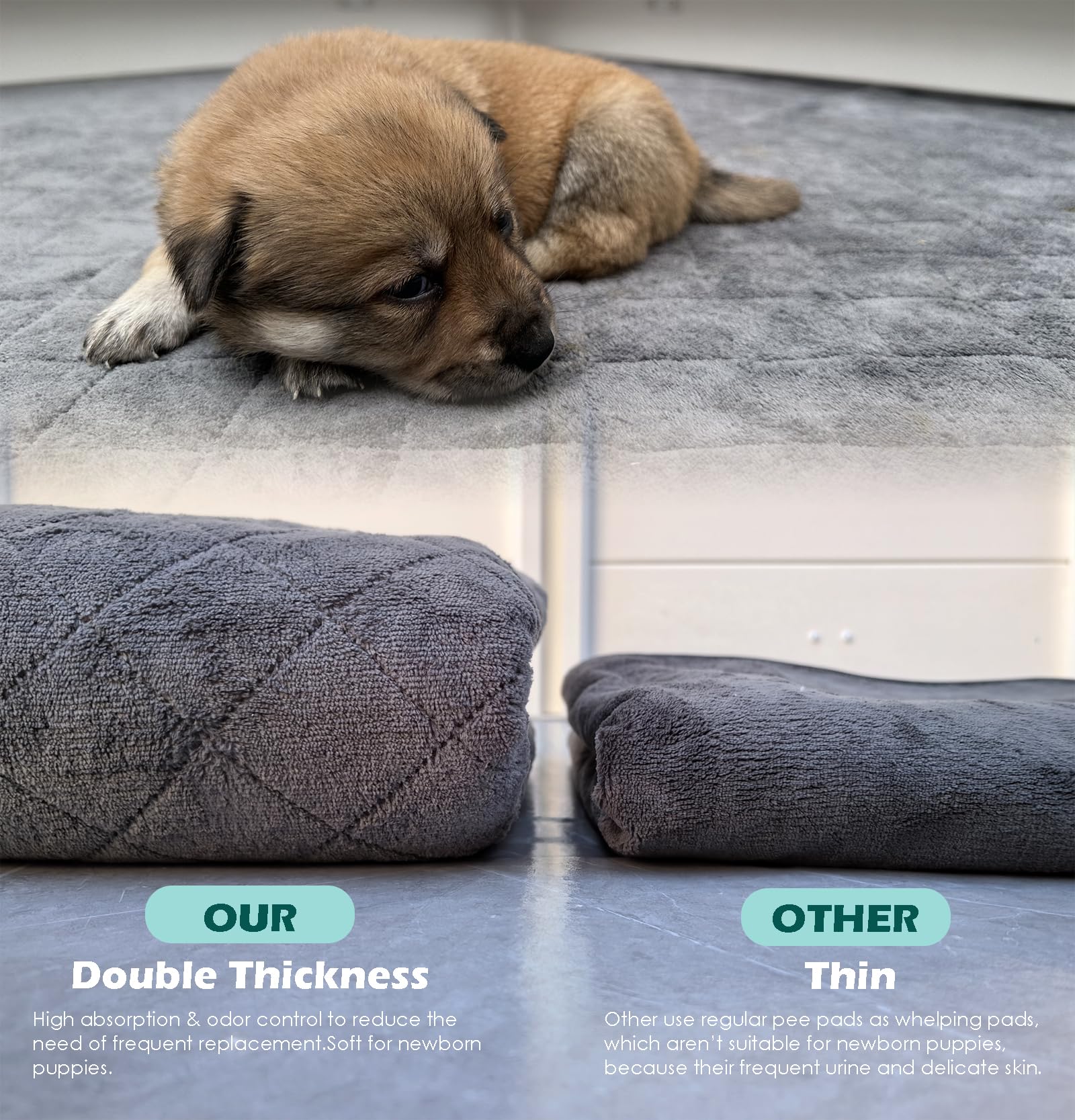 DOZZOPET whelping box easy-clean surfaces simplify maintenance