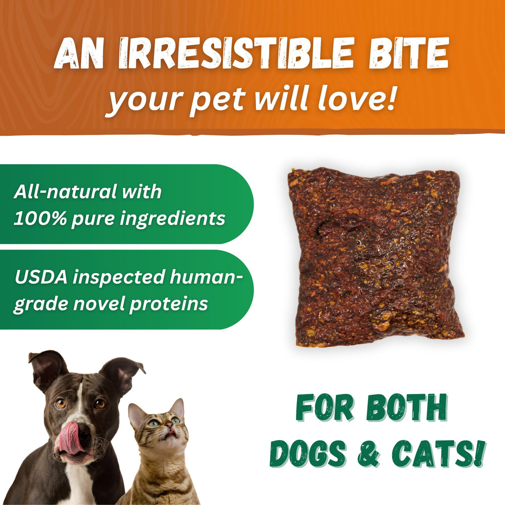 Dr. Becker's Original Beef Bites puppy-friendly chew close-up.
