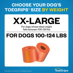 Dr. Buzby's ToeGrips close-up showing nail tip contact and stability on slippery surface.