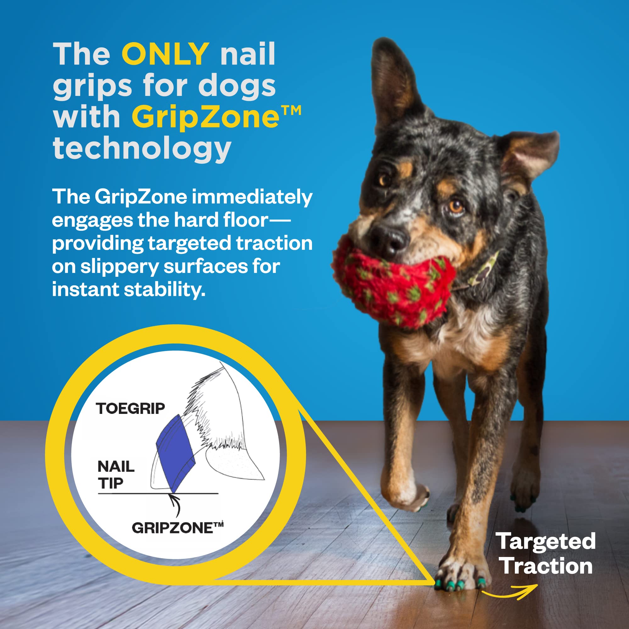 Pack of 20 ToeGrips from Dr Buzby's for full coverage