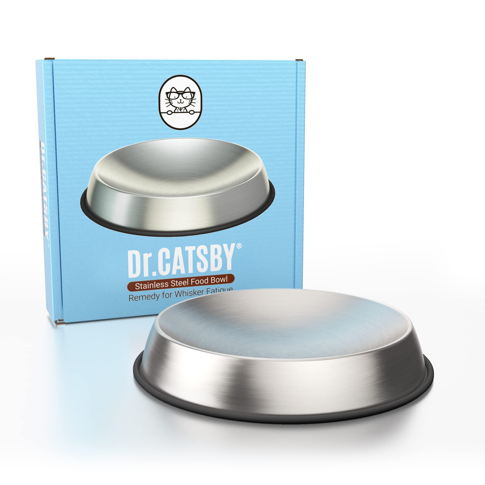 Dr. Catsby Food Bowl hygienic materials stay clean and resist bacteria buildup.
