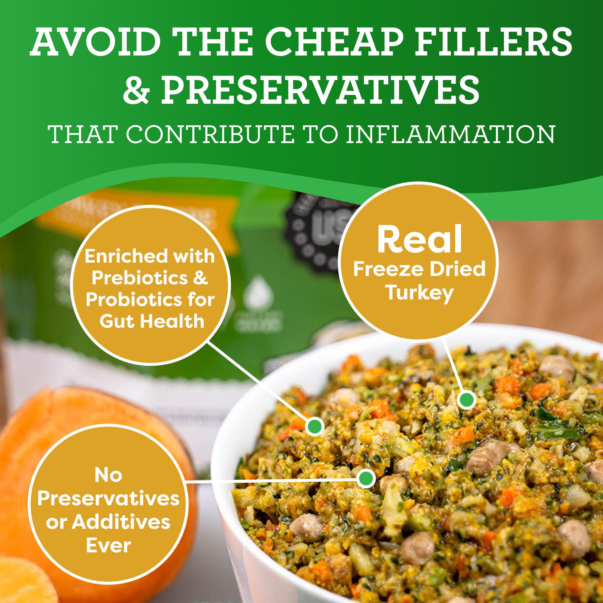 Served Dr. Harvey's Turkey Recipe in bowl showing color and texture.