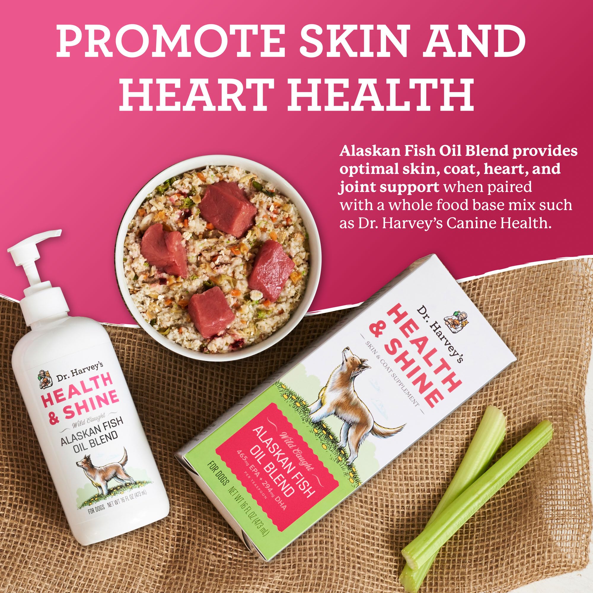 Dr. Harvey's Alaska wild-caught pollock salmon and krill blend ingredients from Alaska