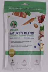 Dr. Marty Nature's Blend freeze-dried dog food 6oz packaging highlights natural ingredients for convenient meals.