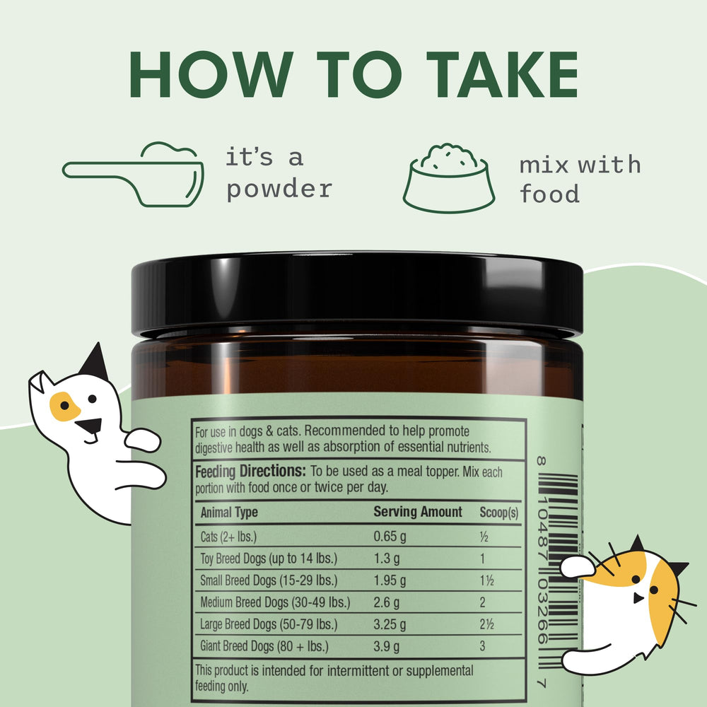 Dr. Mercola Ideal para uso diario como snack saludable para mascotas