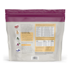 Dr. Mercola Bark & Whiskers beef-veg meal-mix highlights premium ingredients for daily canine nutrition.