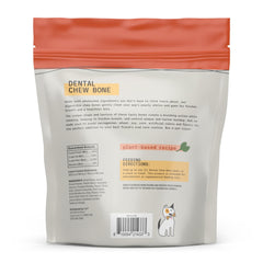 Dr. Mercola Bark & Whiskers chews close-up emphasize natural ingredients and fresh breath.