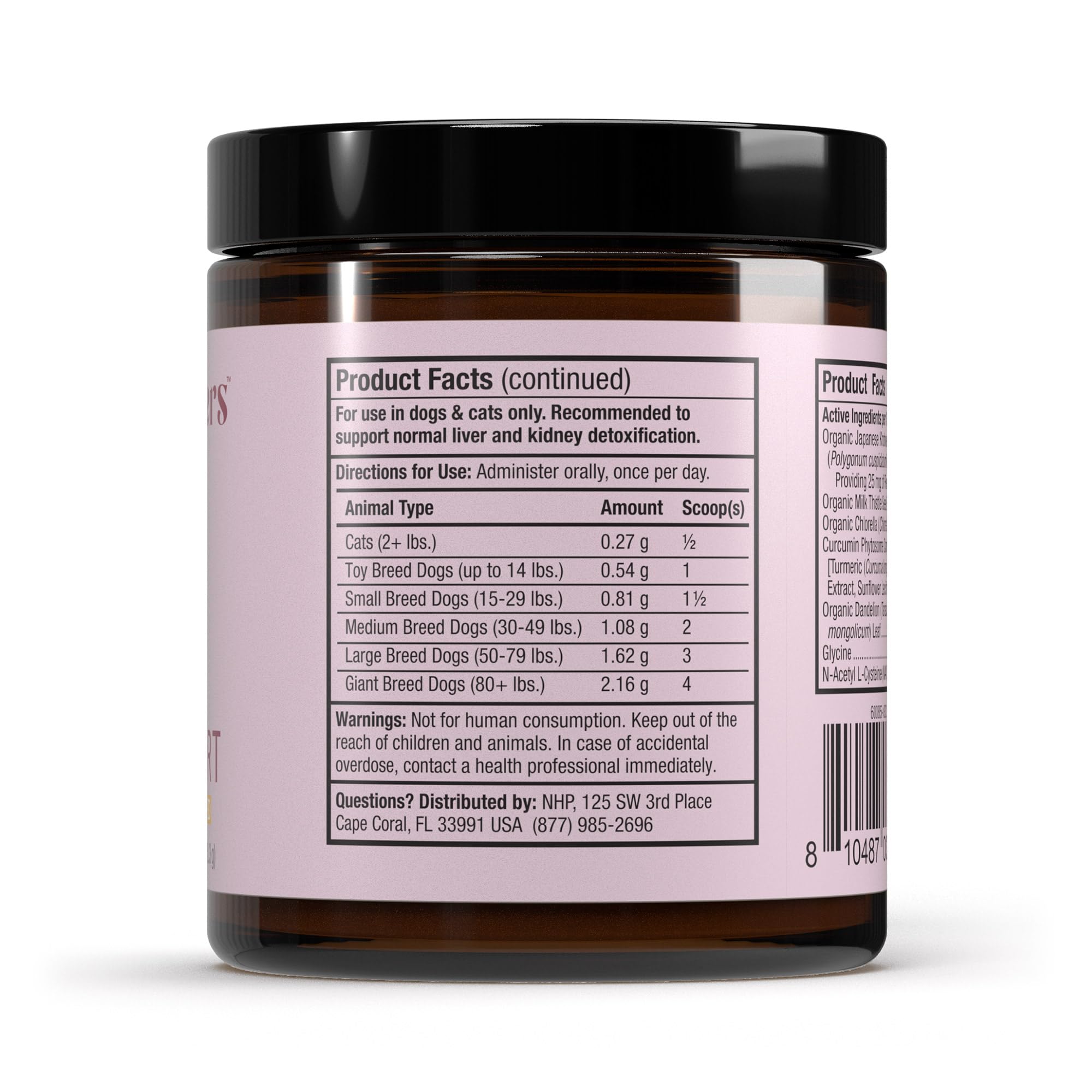 Dr. Mercola Bark & Whiskers Detox milk thistle closeup for liver health