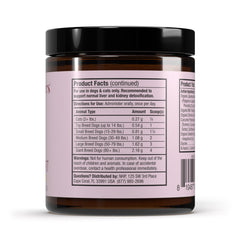 Dr. Mercola Bark & Whiskers Detox milk thistle closeup for liver health