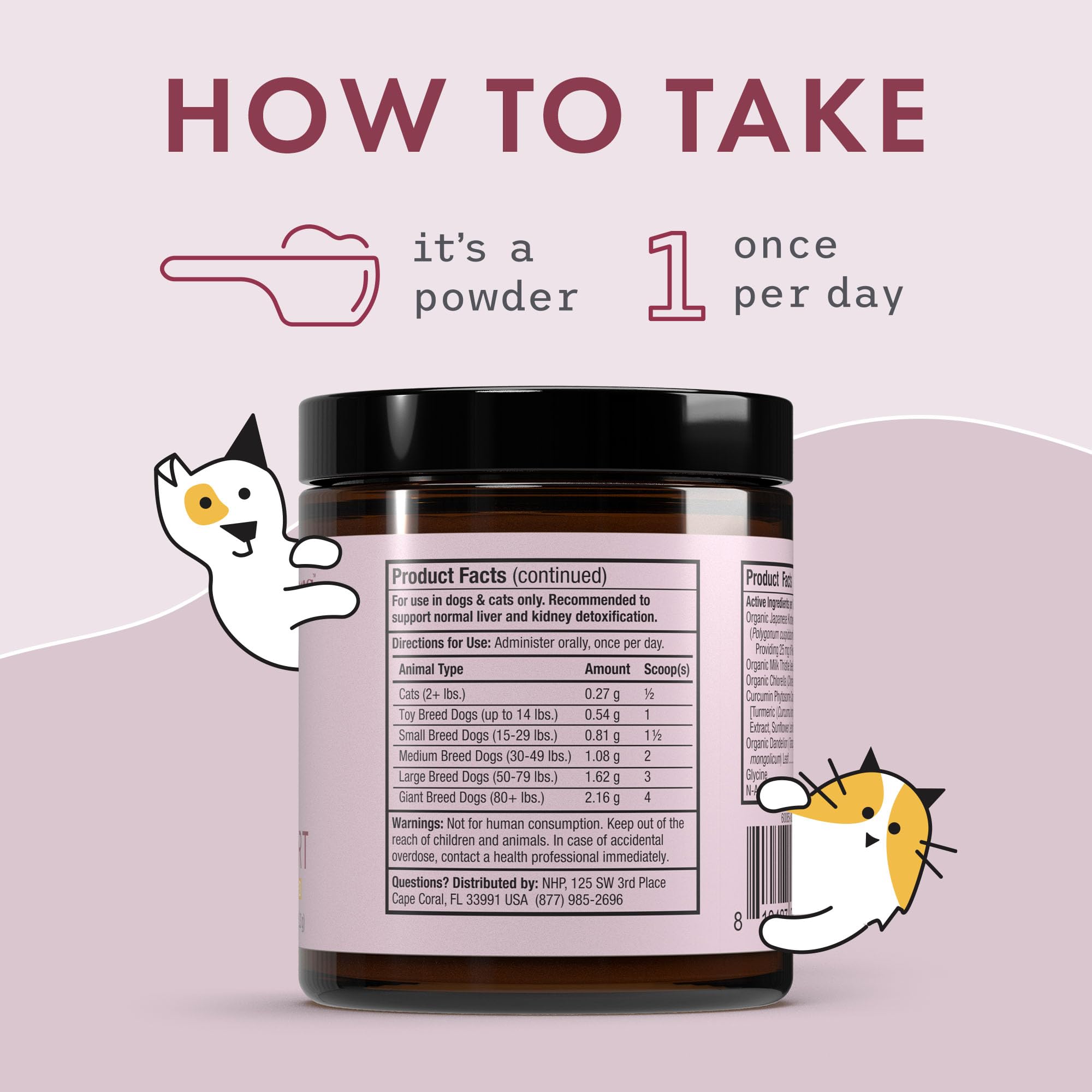 Dr. Mercola Bark & Whiskers Detox being used with a dog or cat
