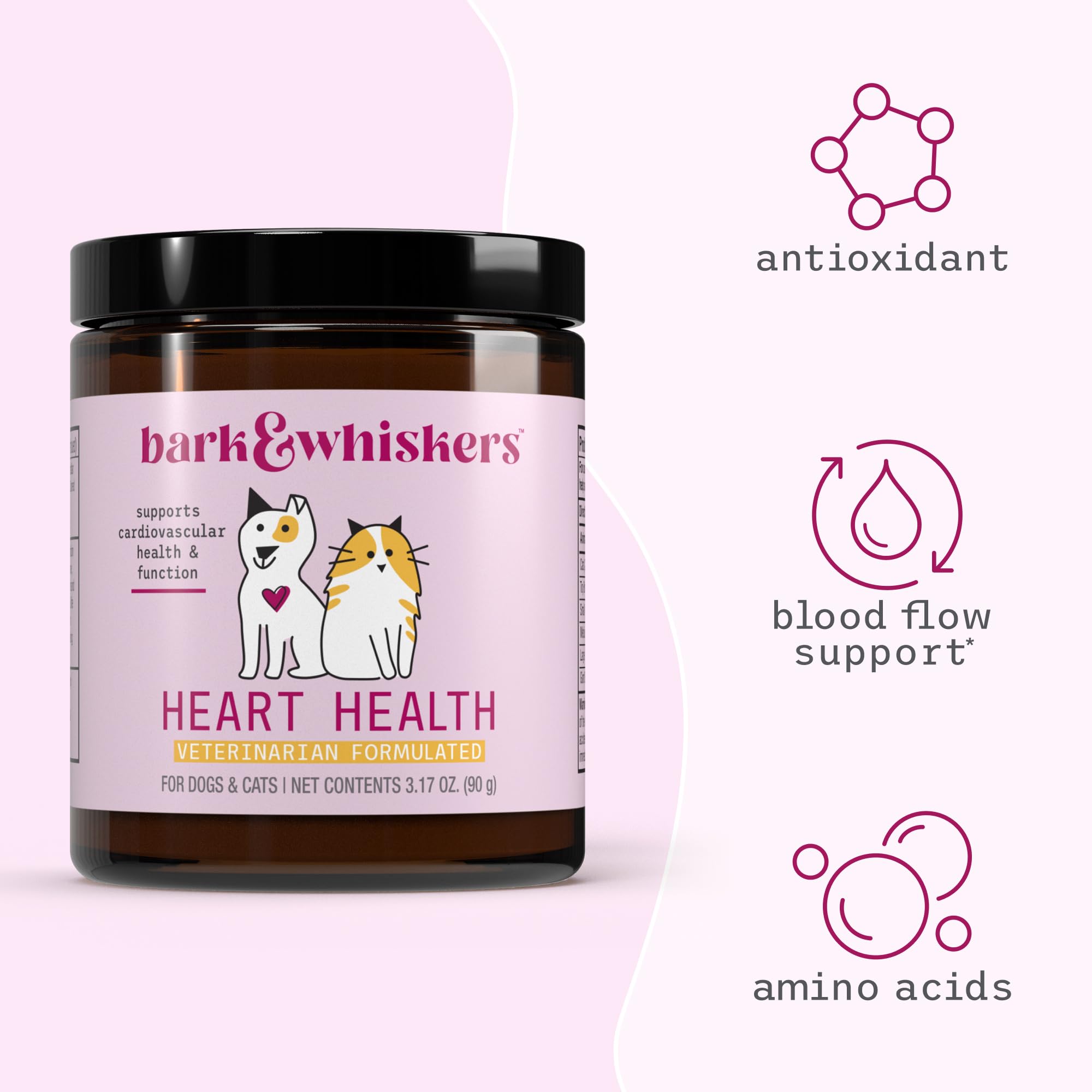 Dr. Mercola Bark & Whiskers for dogs and cats, a versatile heart-supporting addition.