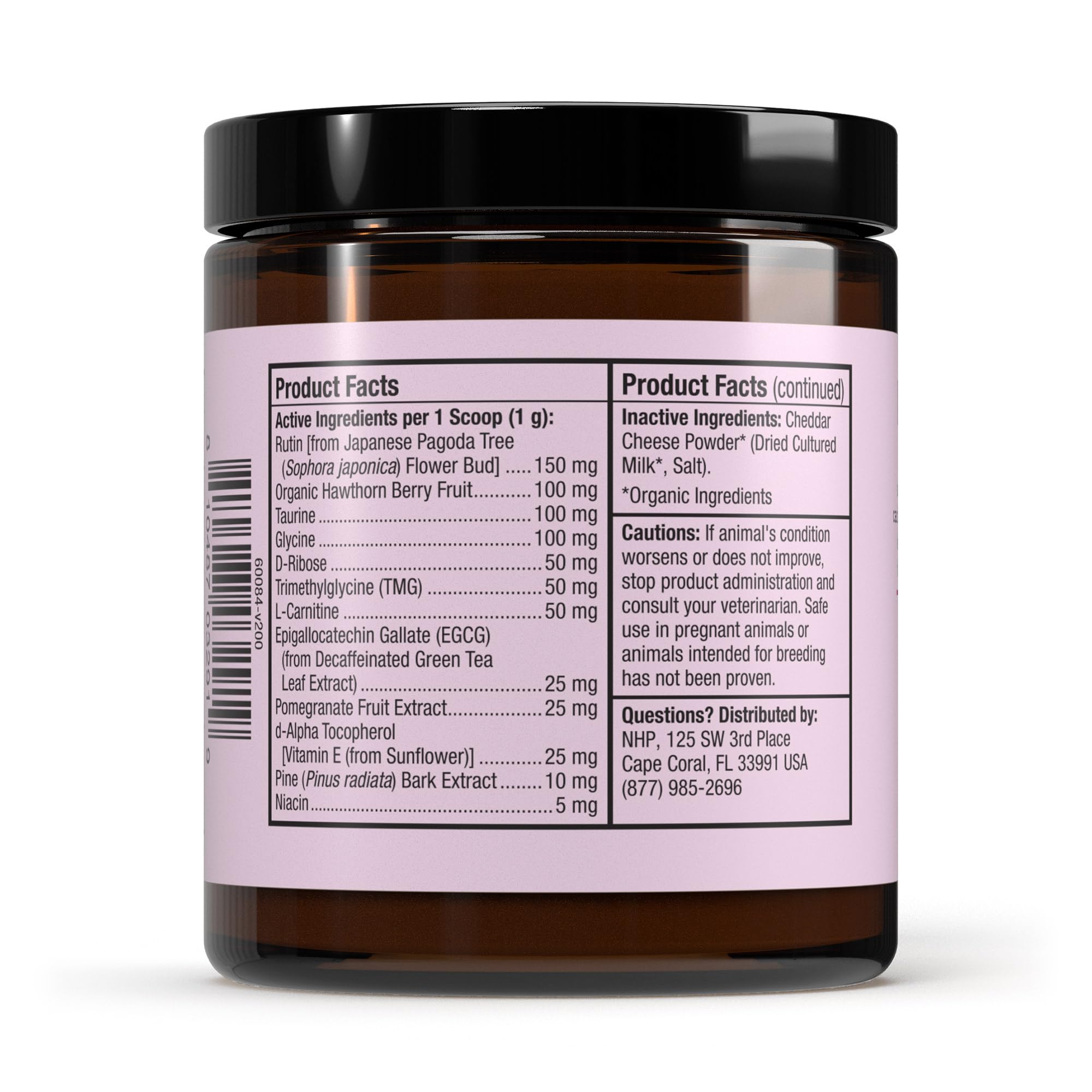 Dr. Mercola Bark & Whiskers scoops for easy daily dosing that supports cardiovascular function.
