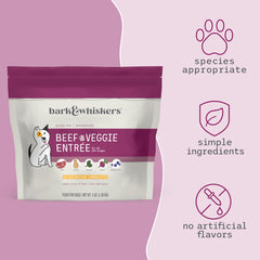 Serving Bark & Whiskers as a meal or topper for picky eaters and rotational feeding.
