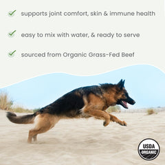Dr. Mercola Bark & Whiskers USDA Organic label on packaging