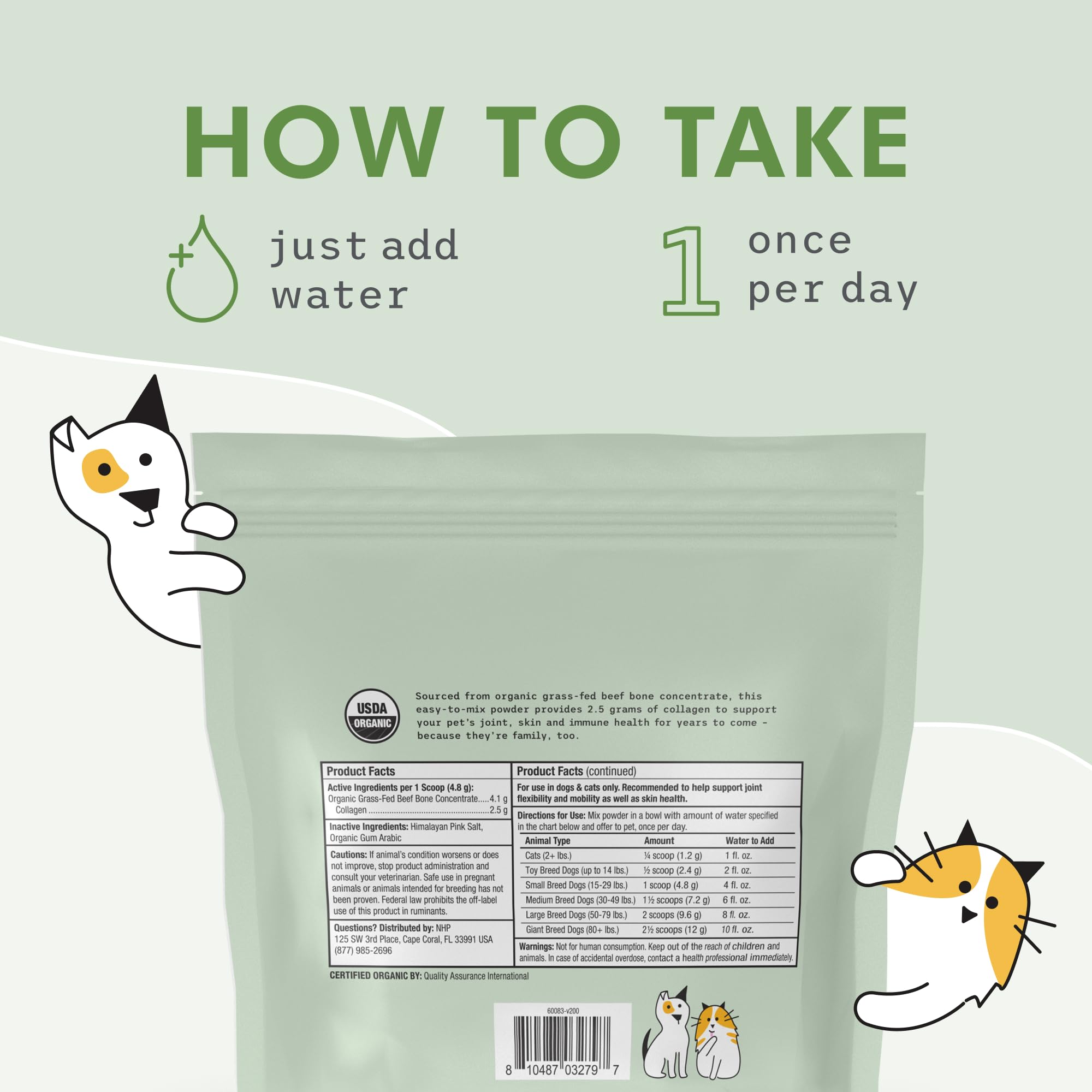 Dr. Mercola Bark & Whiskers veterinarian-formulated badge on label