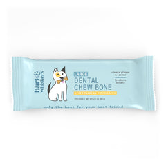 Dog chews Dr Mercola Dental Chew Bones during playtime