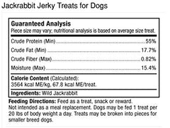 Dr. Mercola Jackrabbit Jerky ingredients label showing non-GMO, gluten-free notes.