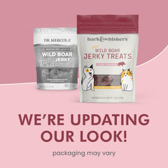 Dr. Mercola Wild Boar Jerky uses U.S. or Argentina-sourced meat for simple, natural treats.