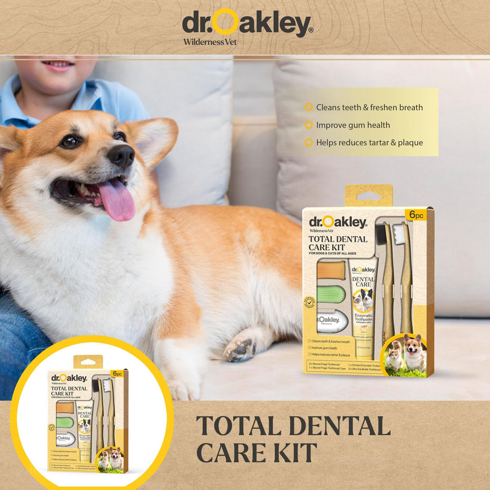 Dr. Oakley enzymatic toothpaste chicken flavor enhances brushing appeal for pets