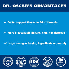 Dr Oscar adrenal support chew illustrating cortisol level maintenance potential.