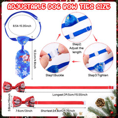DragonflyDreams Christmas bandana Santa design for holiday party-ready look