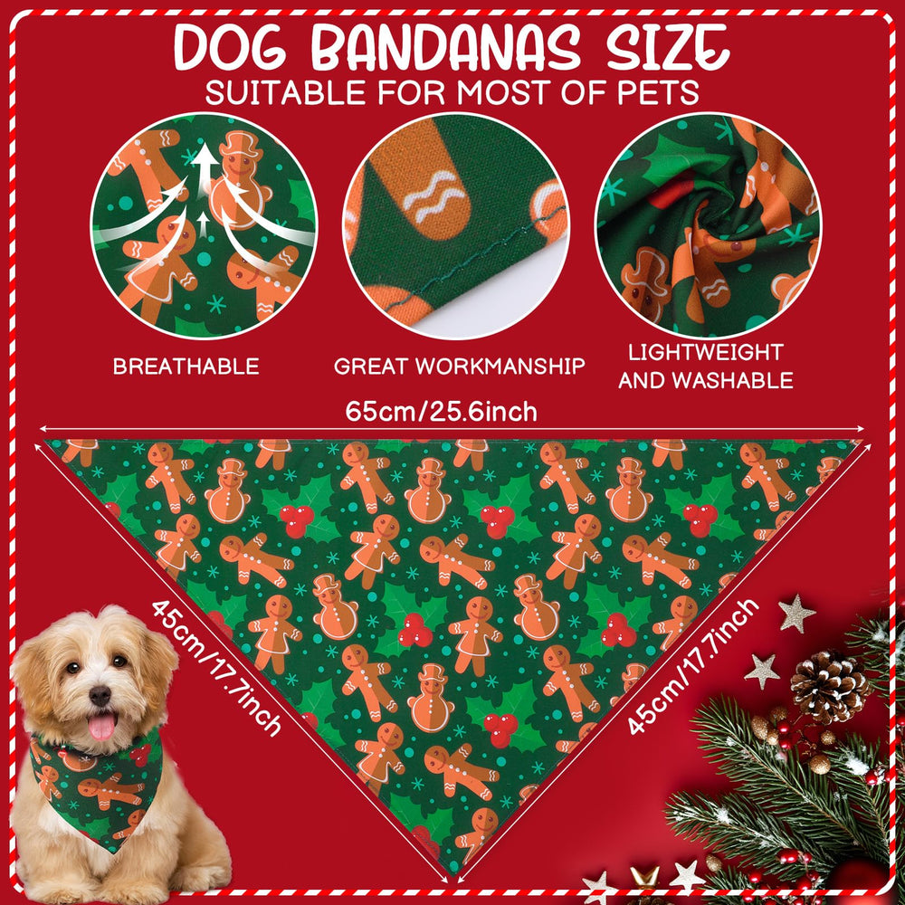 DragonflyDreams Christmas bandana snowflake motif ideal for winter photos