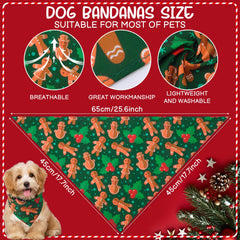 DragonflyDreams Christmas bandana snowflake motif ideal for winter photos