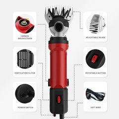 Dragro Sheep Clippers heavy-duty body supports robust daily use on large livestock.