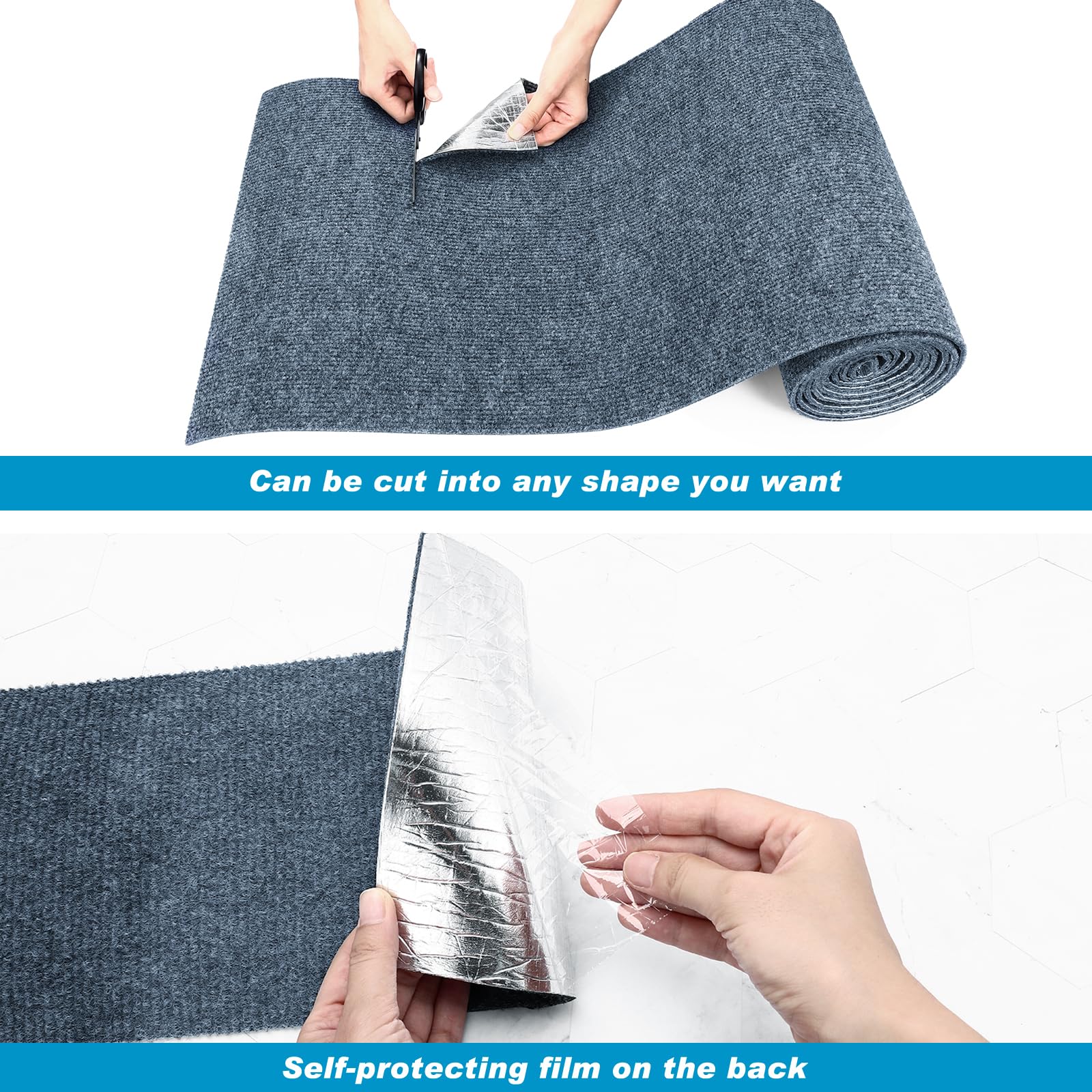 Draupnir cat scratching mat edge-cutting detail for clean sizing