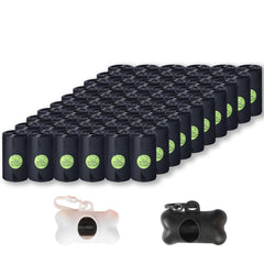 DREAM&GLAMOUR dog poop bags with a bone-shaped dispenser for quick, mess-free walks.
