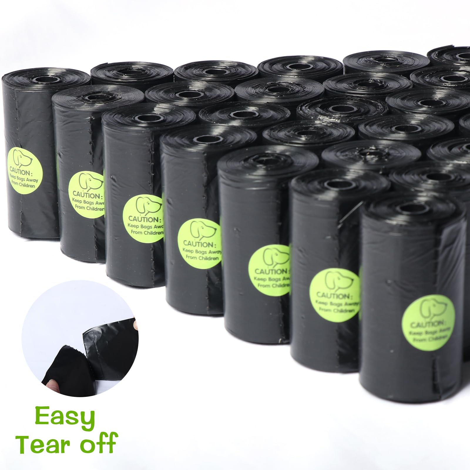 DREAM&GLAMOUR leak-proof bags in a 60-roll bundle ensure you are ready for everyday use.