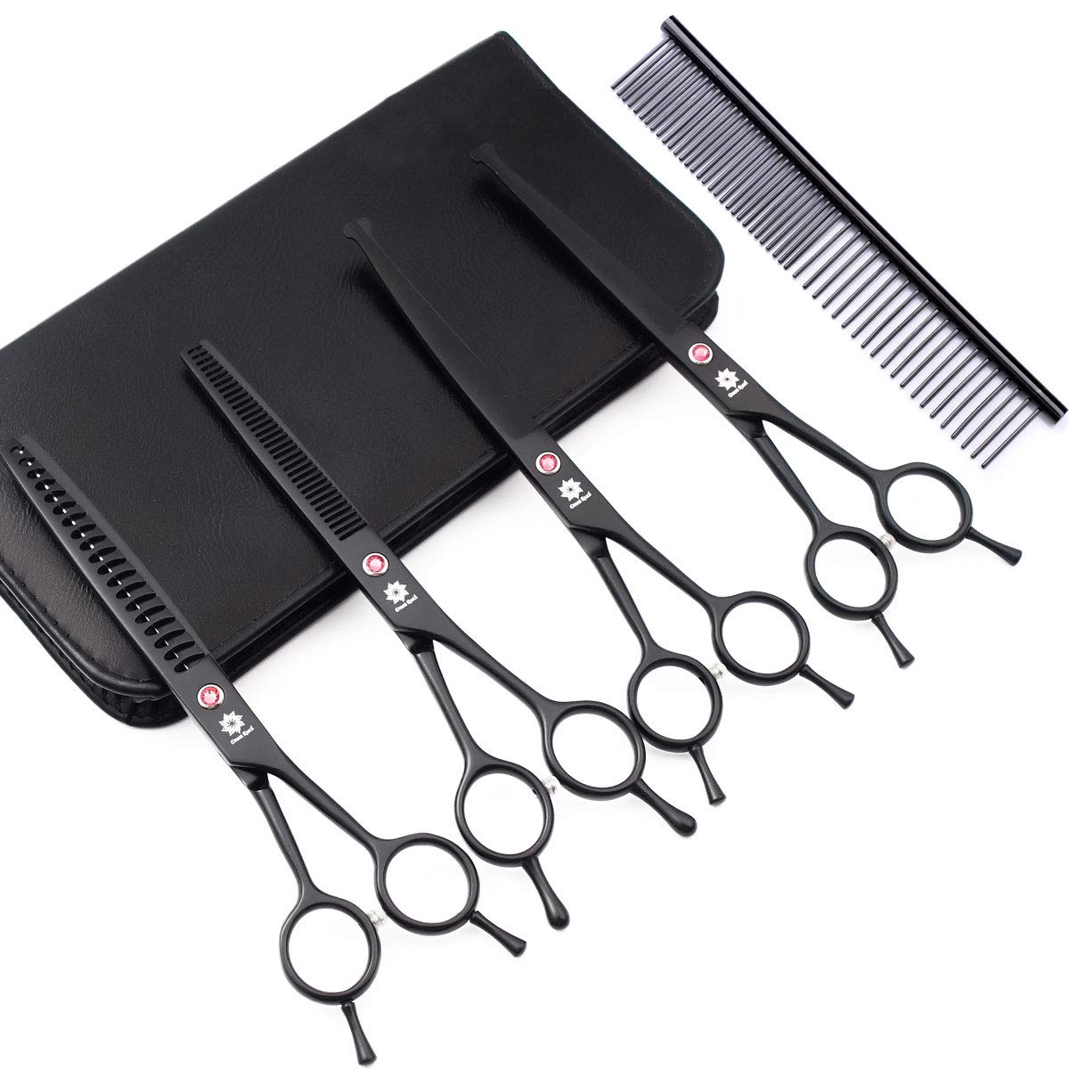 Dream Reach 7in straight grooming scissors for precise cuts with minimal hand fatigue